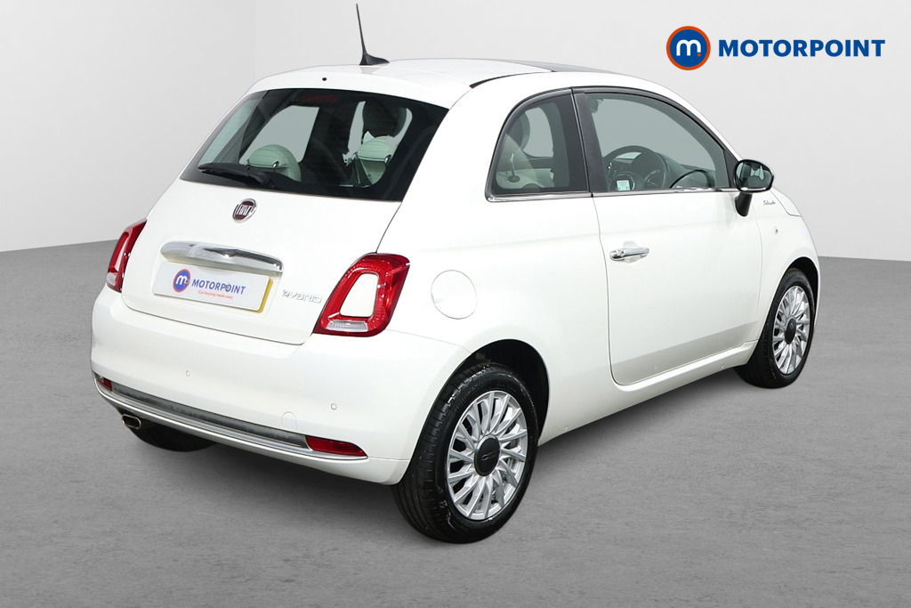 Fiat 500 Dolcevita Manual Petrol-Electric Hybrid Hatchback - Stock Number (1546062) - Drivers side rear corner