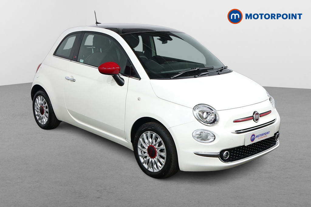 Fiat 500 RED Manual Petrol-Electric Hybrid Hatchback - Stock Number (1546398) - Drivers side front corner