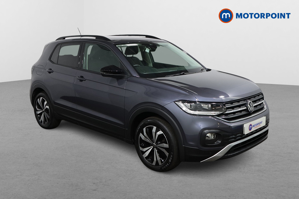 Volkswagen T-Cross Black Edition Manual Petrol SUV - Stock Number (1543779) - Drivers side front corner