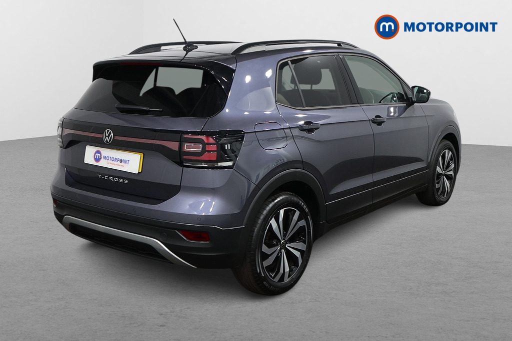 Volkswagen T-Cross Black Edition Manual Petrol SUV - Stock Number (1543779) - Drivers side rear corner