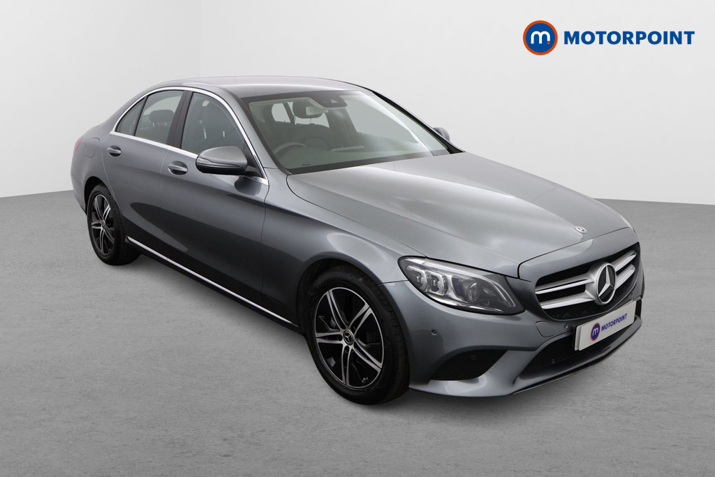 Mercedes-Benz C Class Sport Automatic Petrol Saloon - Stock Number (1545074) - Drivers side front corner