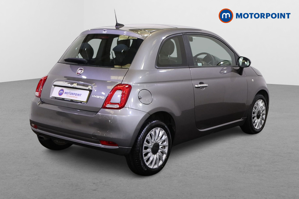 Fiat 500 Lounge Manual Petrol-Electric Hybrid Hatchback - Stock Number (1541614) - Drivers side rear corner