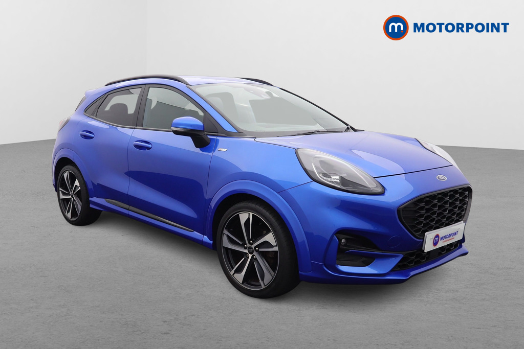 Ford Puma St-Line Manual Petrol-Electric Hybrid SUV - Stock Number (1545956) - Drivers side front corner