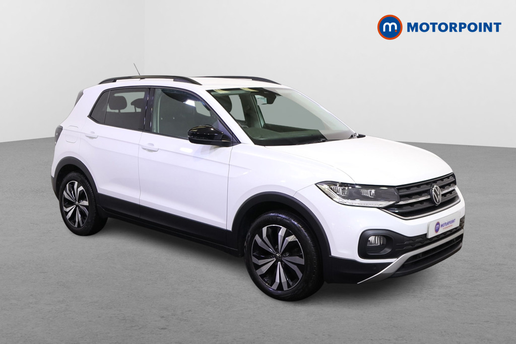 Volkswagen T-Cross Black Edition Manual Petrol SUV - Stock Number (1546383) - Drivers side front corner