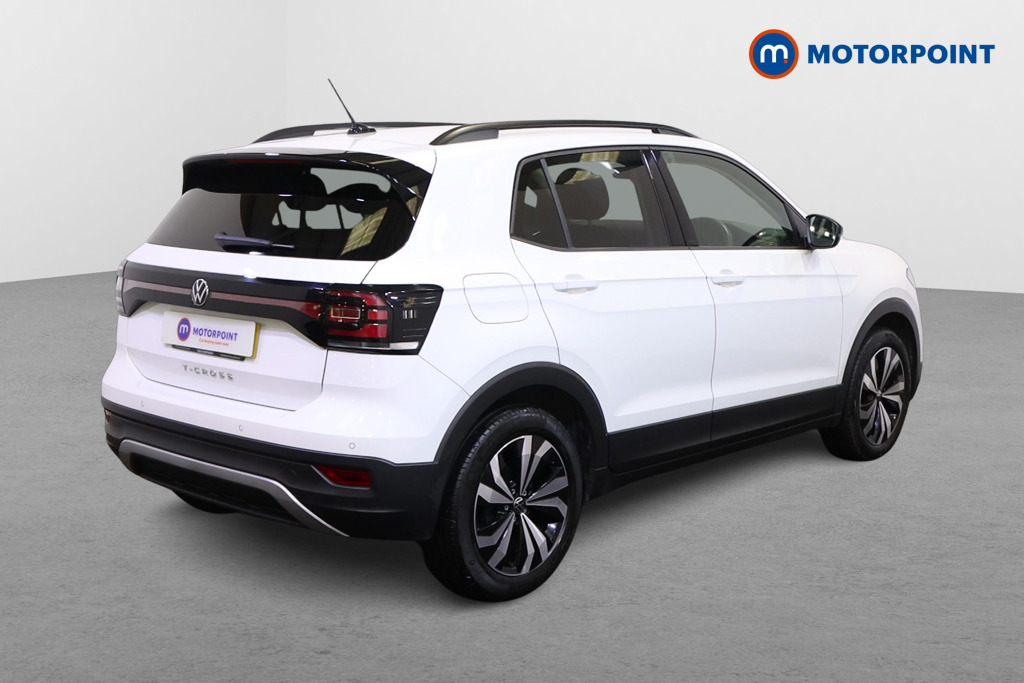 Volkswagen T-Cross Black Edition Manual Petrol SUV - Stock Number (1546383) - Drivers side rear corner