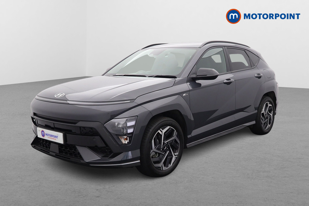 Hyundai Kona N Line Automatic Petrol-Electric Hybrid SUV - Stock Number (1546547) - Passenger side front corner