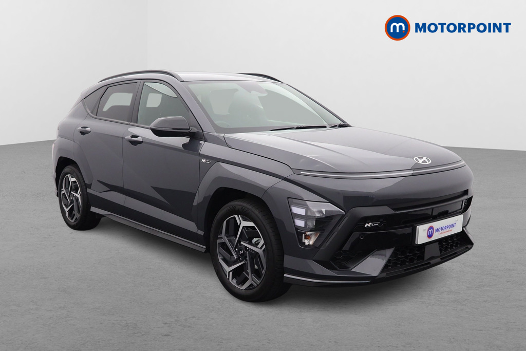 Hyundai Kona N Line Automatic Petrol-Electric Hybrid SUV - Stock Number (1546547) - Drivers side front corner