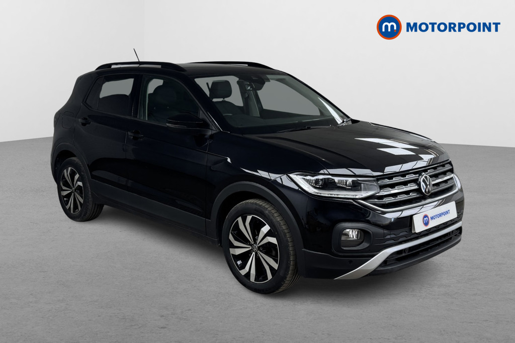 Volkswagen T-Cross Black Edition Automatic Petrol SUV - Stock Number (1536316) - Drivers side front corner