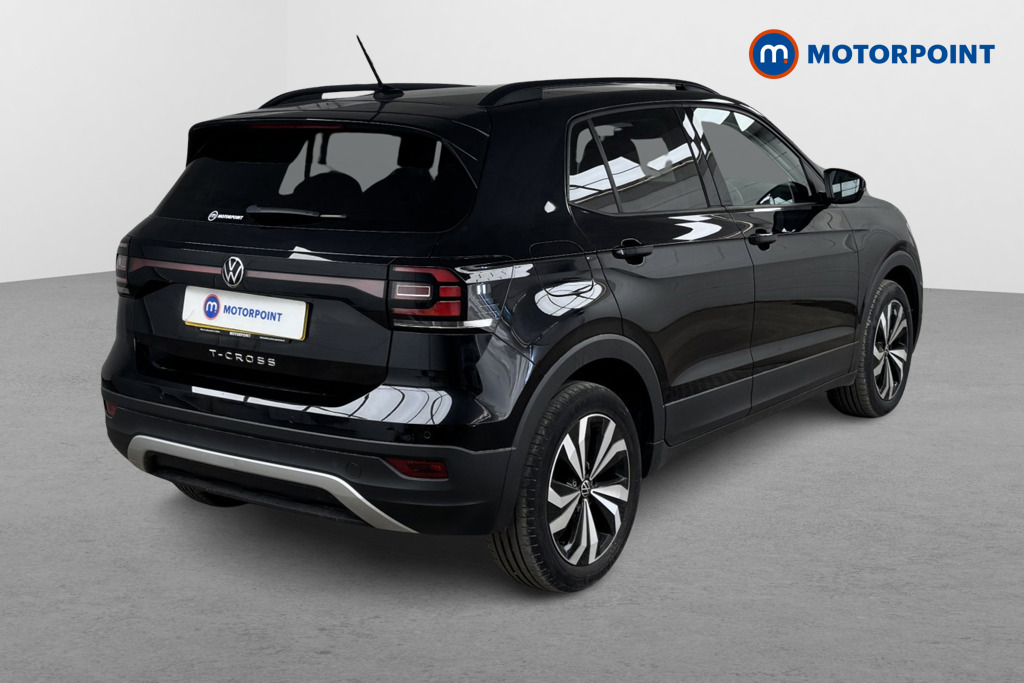 Volkswagen T-Cross Black Edition Automatic Petrol SUV - Stock Number (1536316) - Drivers side rear corner