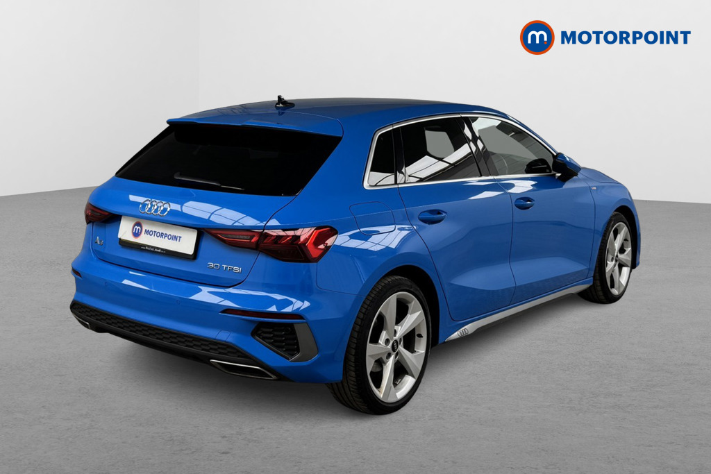 Audi A3 S Line Manual Petrol Hatchback - Stock Number (1537088) - Drivers side rear corner