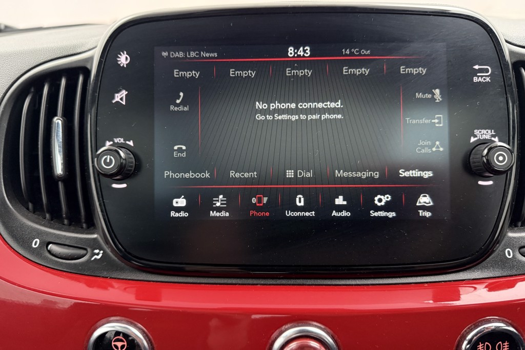 Fiat 500 RED Manual Petrol-Electric Hybrid Hatchback - Stock Number (1541099) - 10th supplementary image
