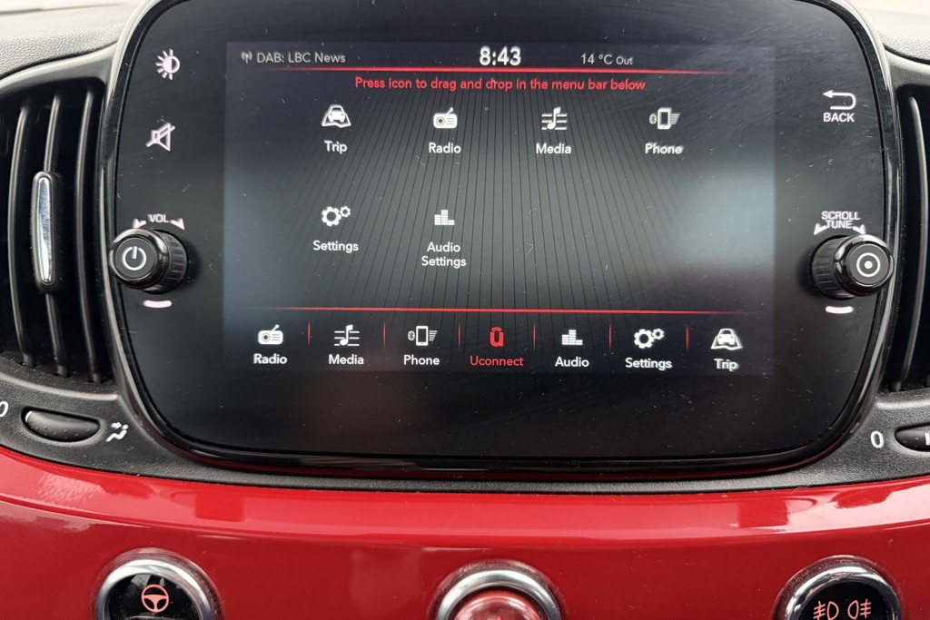 Fiat 500 RED Manual Petrol-Electric Hybrid Hatchback - Stock Number (1541099) - 11th supplementary image
