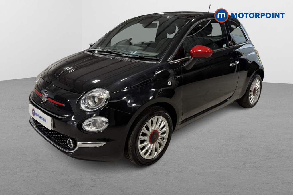 Fiat 500 RED Manual Petrol-Electric Hybrid Hatchback - Stock Number (1541099) - Passenger side front corner