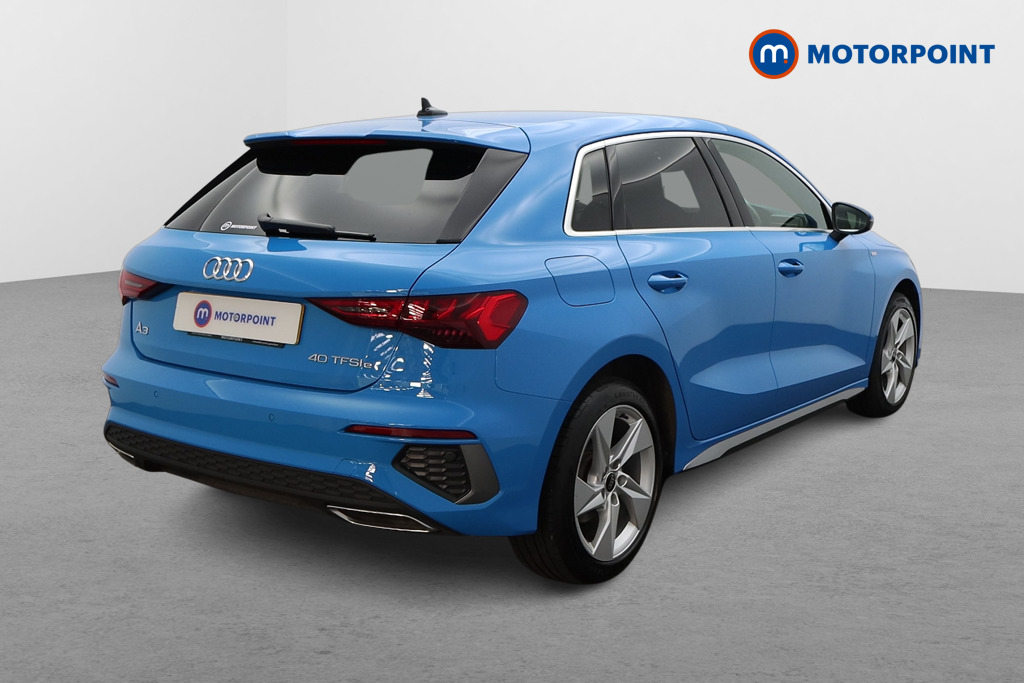 Audi A3 S Line Automatic Petrol Plug-In Hybrid Hatchback - Stock Number (1545284) - Drivers side rear corner