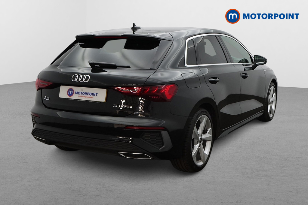 Audi A3 S Line Automatic Petrol Hatchback - Stock Number (1508297) - Drivers side rear corner