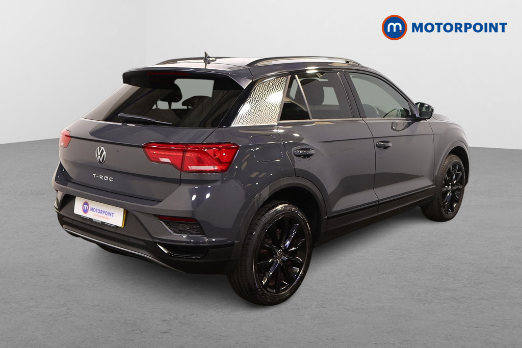 Volkswagen T-Roc Black Edition Automatic Petrol SUV - Stock Number (1536611) - Drivers side rear corner