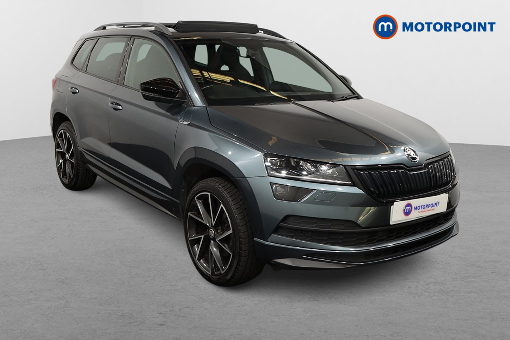Skoda Karoq Sport Line Automatic Petrol SUV - Stock Number (1542783) - Drivers side front corner
