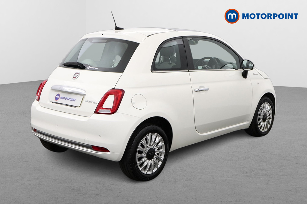 Fiat 500 Dolcevita Manual Petrol-Electric Hybrid Hatchback - Stock Number (1543065) - Drivers side rear corner