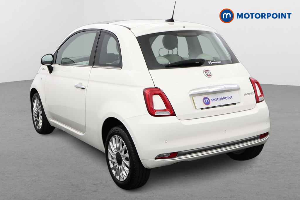 Fiat 500 Dolcevita Manual Petrol-Electric Hybrid Hatchback - Stock Number (1543065) - Passenger side rear corner