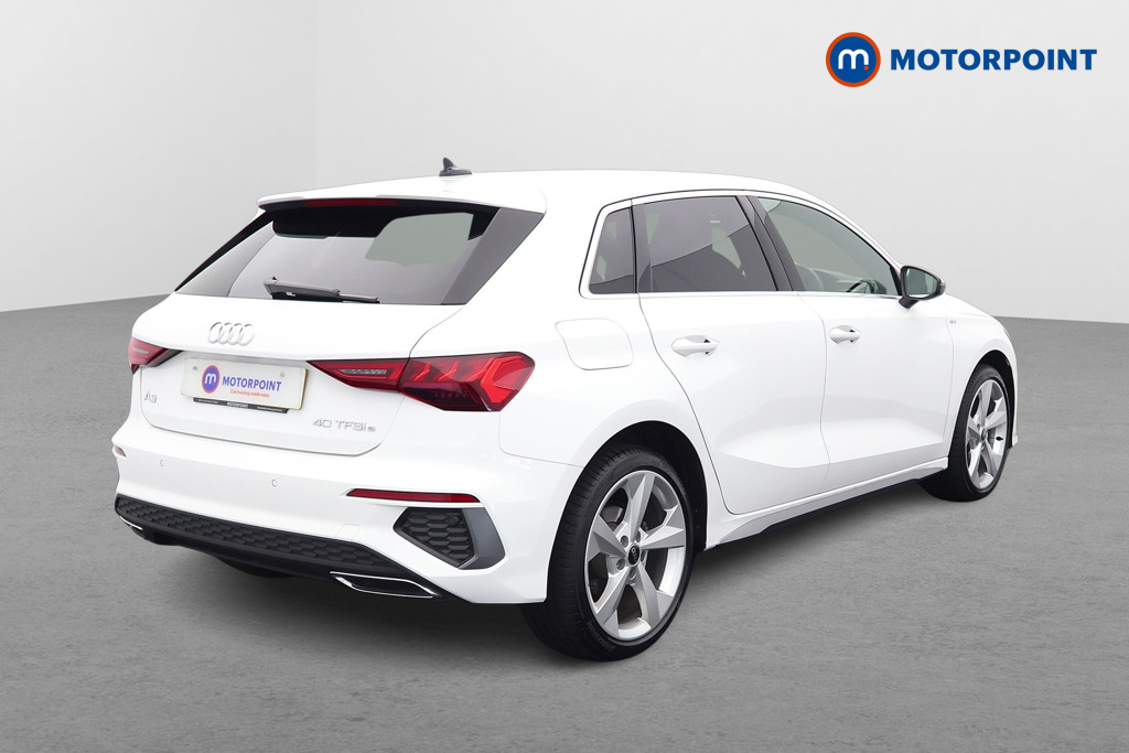 Audi A3 S Line Automatic Petrol Plug-In Hybrid Hatchback - Stock Number (1545575) - Drivers side rear corner