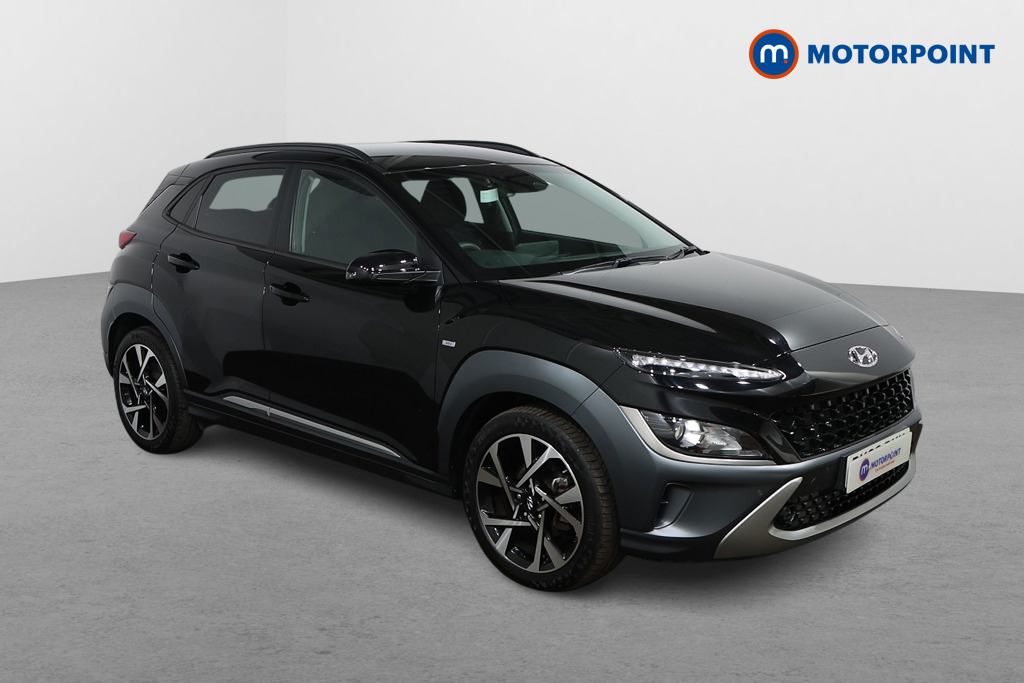 Hyundai Kona Premium Manual Petrol-Electric Hybrid SUV - Stock Number (1546916) - Drivers side front corner