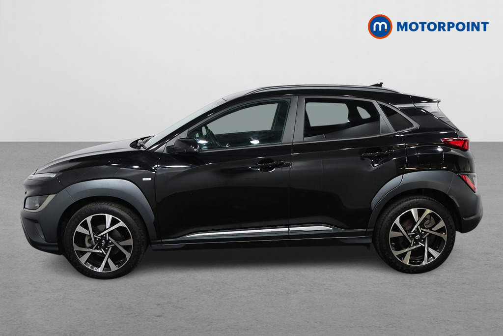 Hyundai Kona Premium Manual Petrol-Electric Hybrid SUV - Stock Number (1546916) - Passenger side