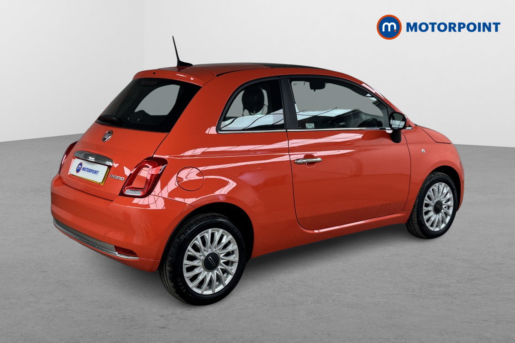 Fiat 500 1.0 Mild Hybrid 3Dr Manual Petrol-Electric Hybrid Hatchback - Stock Number (1548280) - Drivers side rear corner