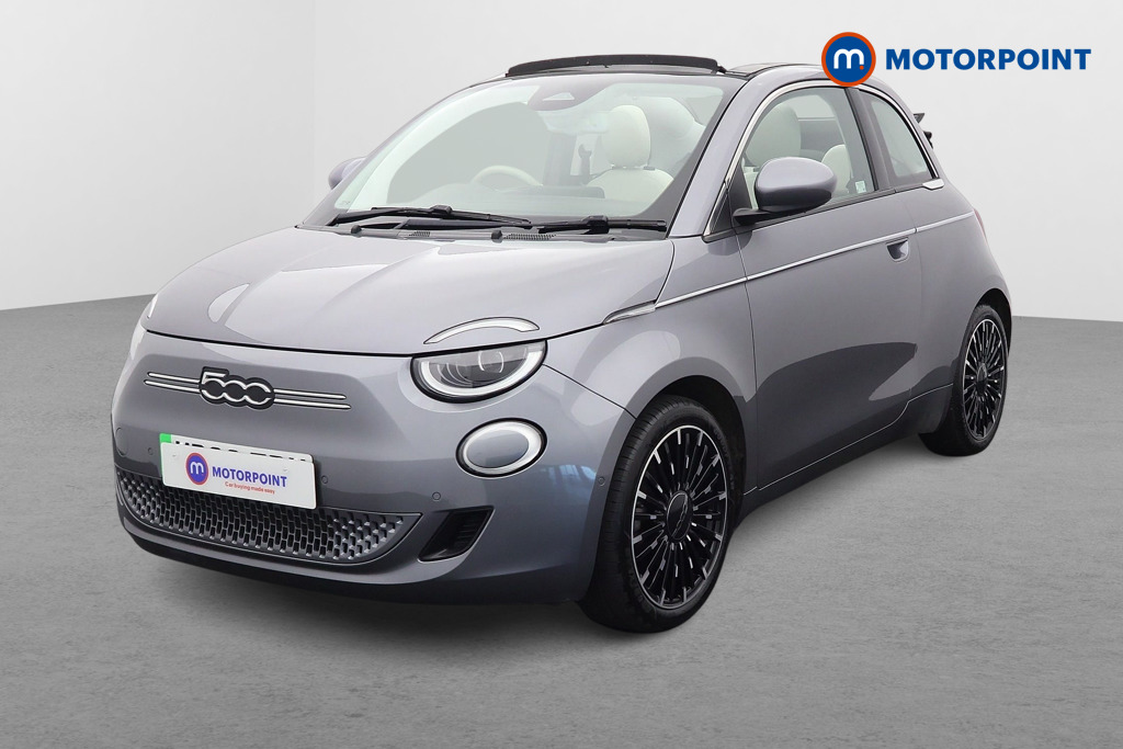 Fiat 500 La Prima Automatic Electric Convertible - Stock Number (1545807) - Passenger side front corner