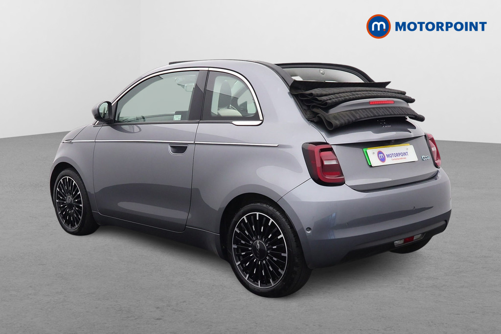 Fiat 500 La Prima Automatic Electric Convertible - Stock Number (1545807) - Passenger side rear corner