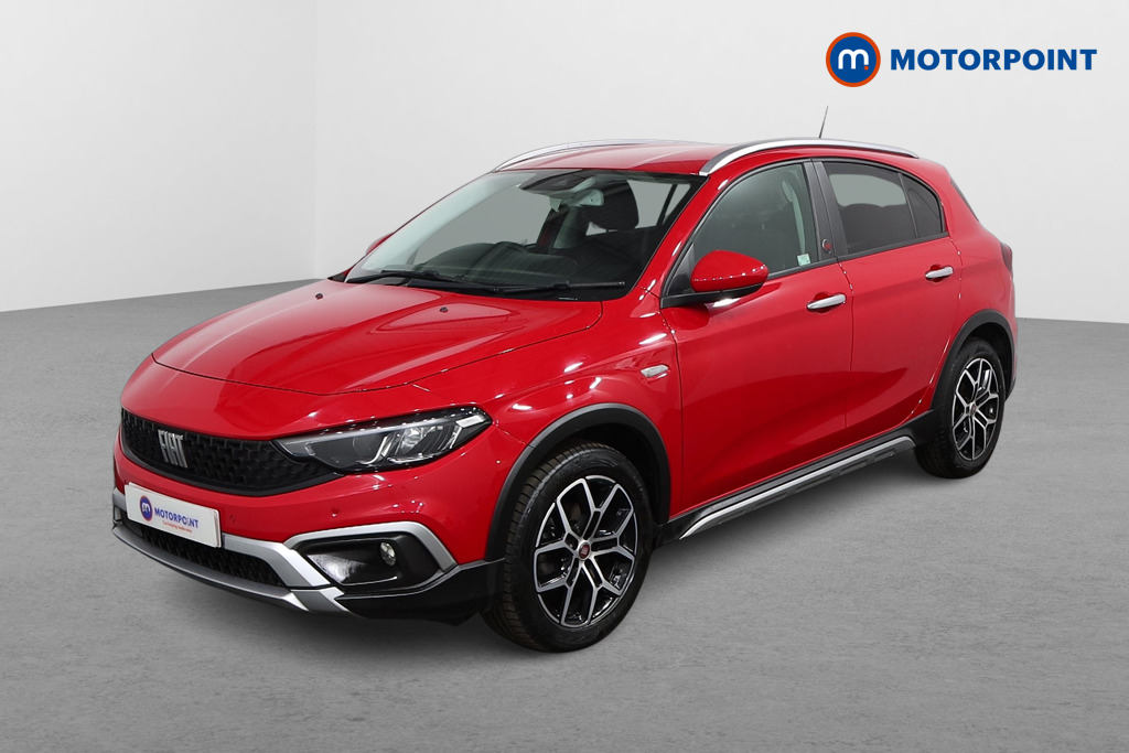 Fiat Tipo Cross RED Manual Petrol Hatchback - Stock Number (1537381) - Passenger side front corner