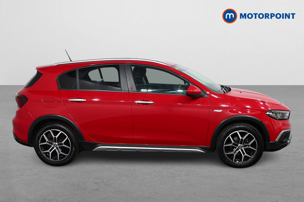 Fiat Tipo Cross RED Manual Petrol Hatchback - Stock Number (1537381) - Drivers side