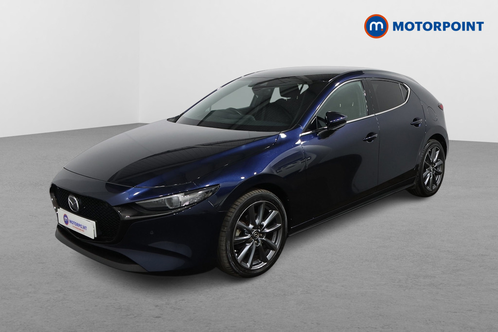 Mazda 3 Sport Lux Manual Petrol-Electric Hybrid Hatchback - Stock Number (1541242) - Passenger side front corner