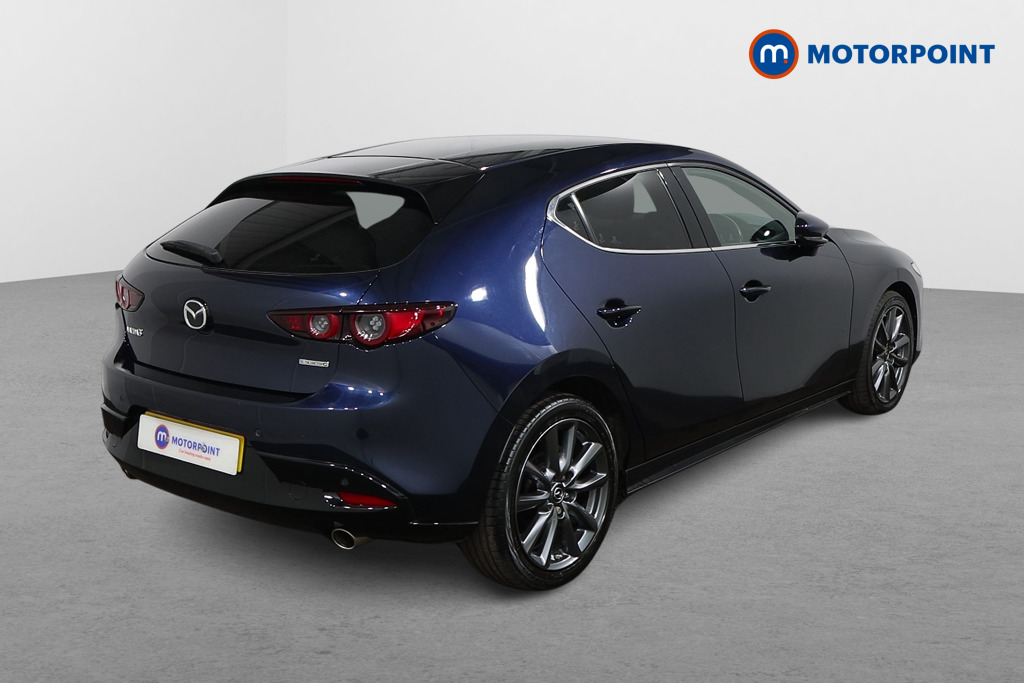 Mazda 3 Sport Lux Manual Petrol-Electric Hybrid Hatchback - Stock Number (1541242) - Drivers side rear corner