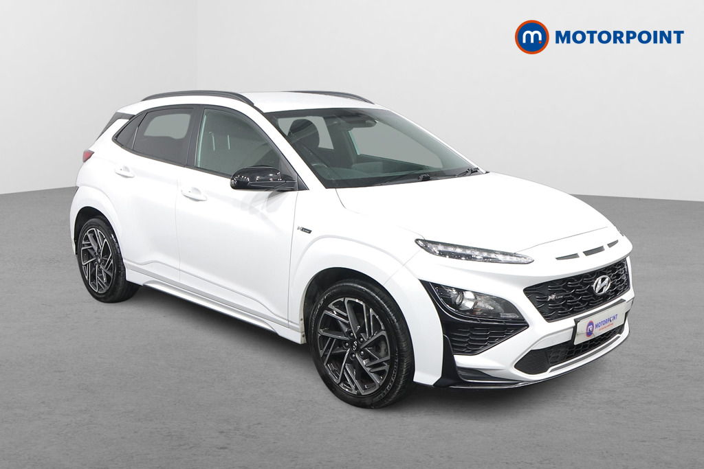 Hyundai Kona N Line Manual Petrol-Electric Hybrid SUV - Stock Number (1543837) - Drivers side front corner