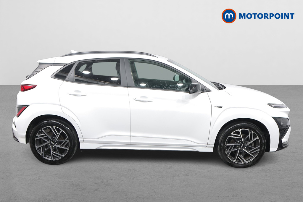 Hyundai Kona N Line Manual Petrol-Electric Hybrid SUV - Stock Number (1543837) - Drivers side