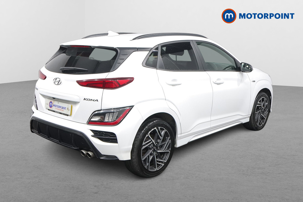 Hyundai Kona N Line Manual Petrol-Electric Hybrid SUV - Stock Number (1543837) - Drivers side rear corner
