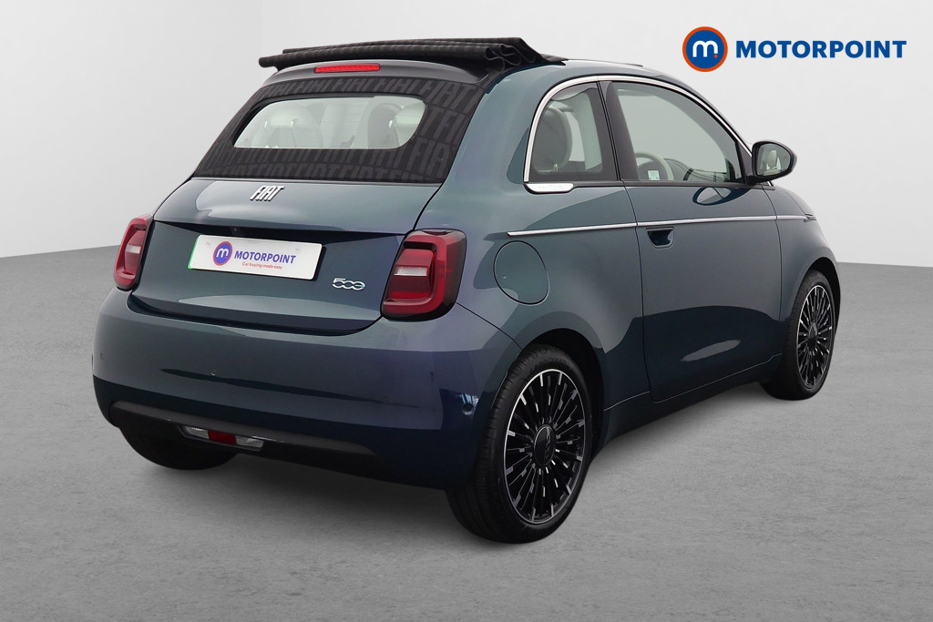 Fiat 500 La Prima Automatic Electric Convertible - Stock Number (1545452) - Drivers side rear corner