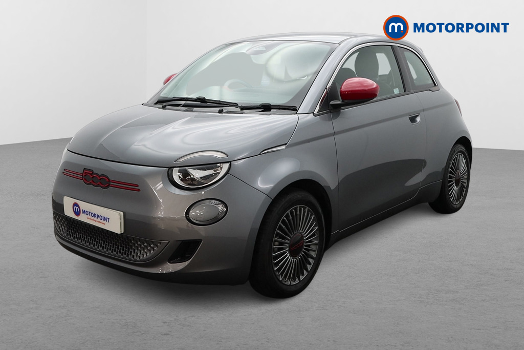 Fiat 500 RED Automatic Electric Hatchback - Stock Number (1545746) - Passenger side front corner