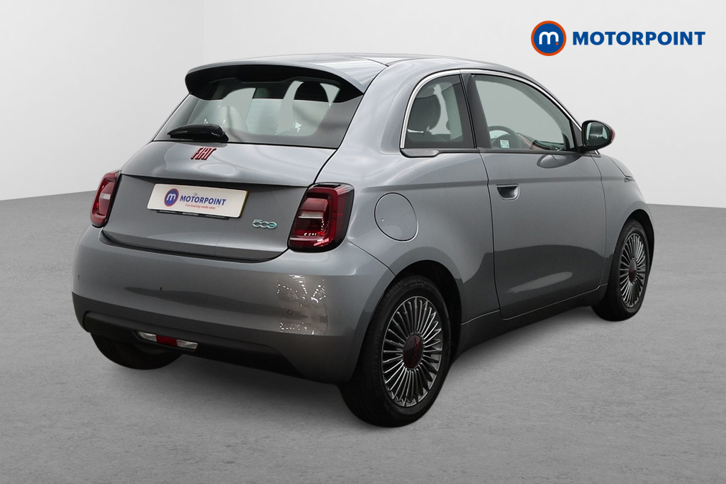 Fiat 500 RED Automatic Electric Hatchback - Stock Number (1545746) - Drivers side rear corner