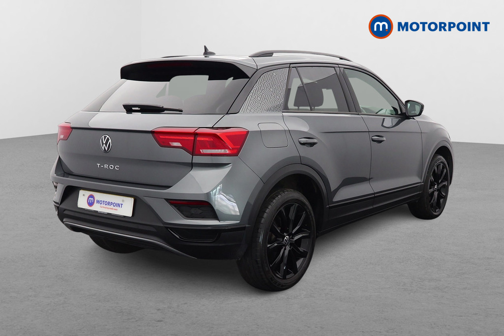 Volkswagen T-Roc Black Edition Manual Petrol SUV - Stock Number (1549475) - Drivers side rear corner