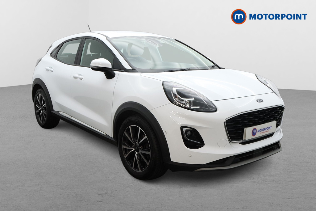 Ford Puma Titanium Manual Petrol-Electric Hybrid SUV - Stock Number (1542755) - Drivers side front corner