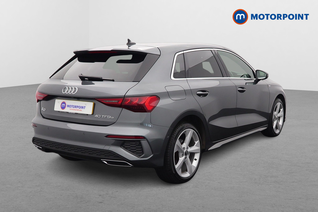 Audi A3 S Line Automatic Petrol Plug-In Hybrid Hatchback - Stock Number (1545877) - Drivers side rear corner