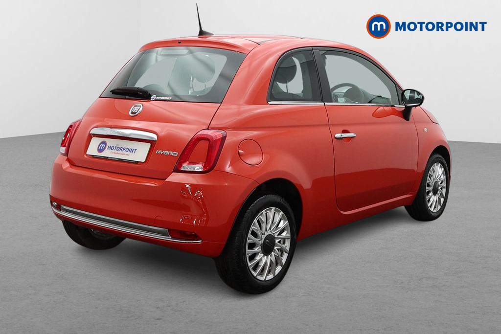Fiat 500 1.0 Mild Hybrid 3Dr Manual Petrol-Electric Hybrid Hatchback - Stock Number (1540945) - Drivers side rear corner