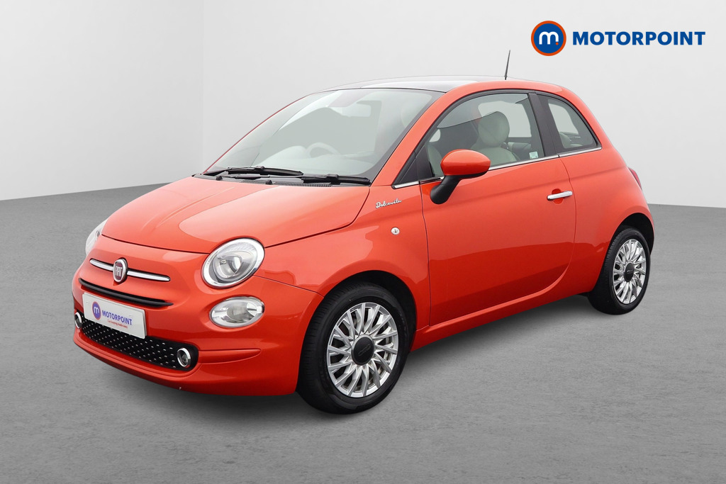 Fiat 500 Dolcevita Manual Petrol-Electric Hybrid Hatchback - Stock Number (1543080) - Passenger side front corner