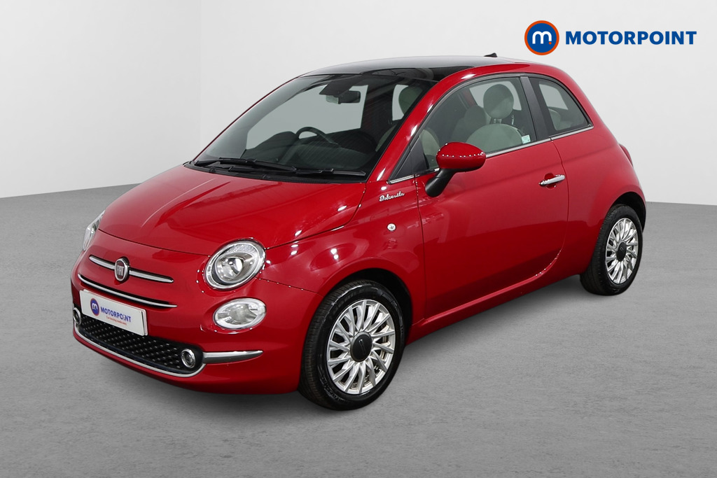 Fiat 500 Dolcevita Manual Petrol-Electric Hybrid Hatchback - Stock Number (1543153) - Passenger side front corner