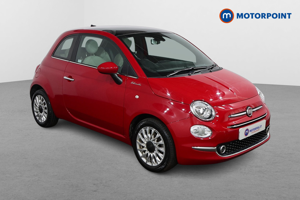 Fiat 500 Dolcevita Manual Petrol-Electric Hybrid Hatchback - Stock Number (1543153) - Drivers side front corner
