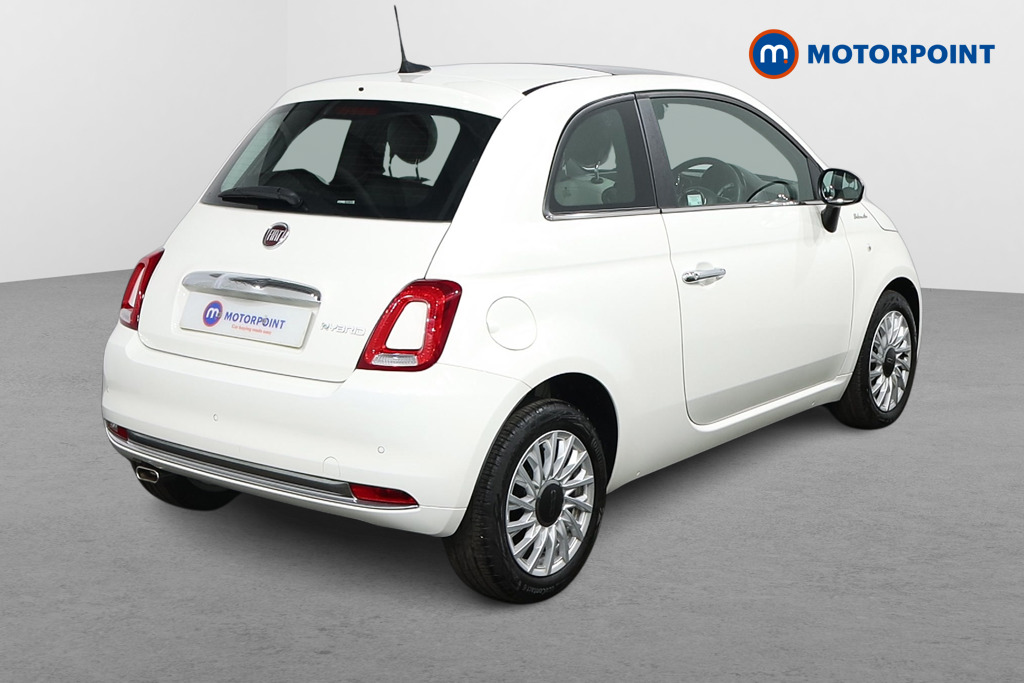 Fiat 500 Dolcevita Manual Petrol-Electric Hybrid Hatchback - Stock Number (1549771) - Drivers side rear corner