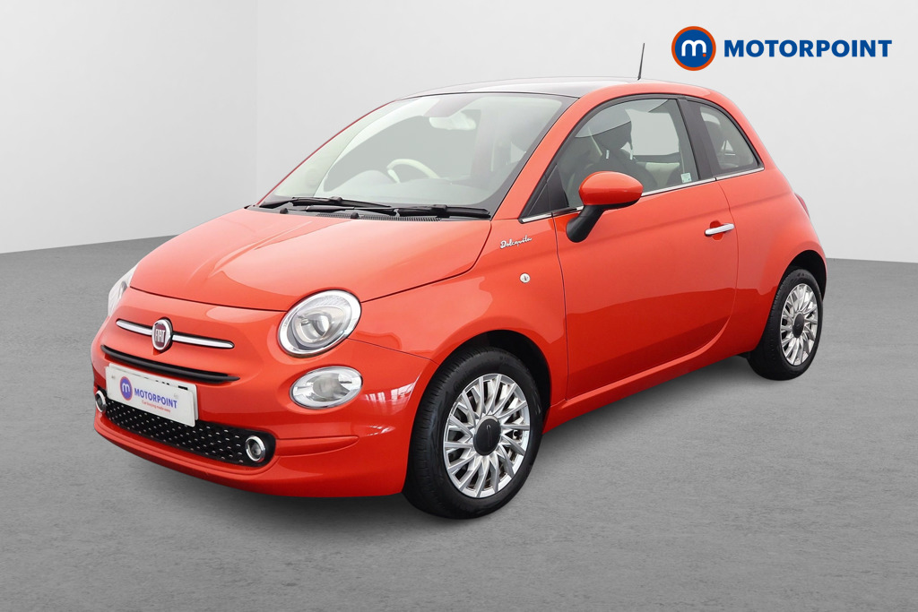 Fiat 500 Dolcevita Manual Petrol-Electric Hybrid Hatchback - Stock Number (1549855) - Passenger side front corner