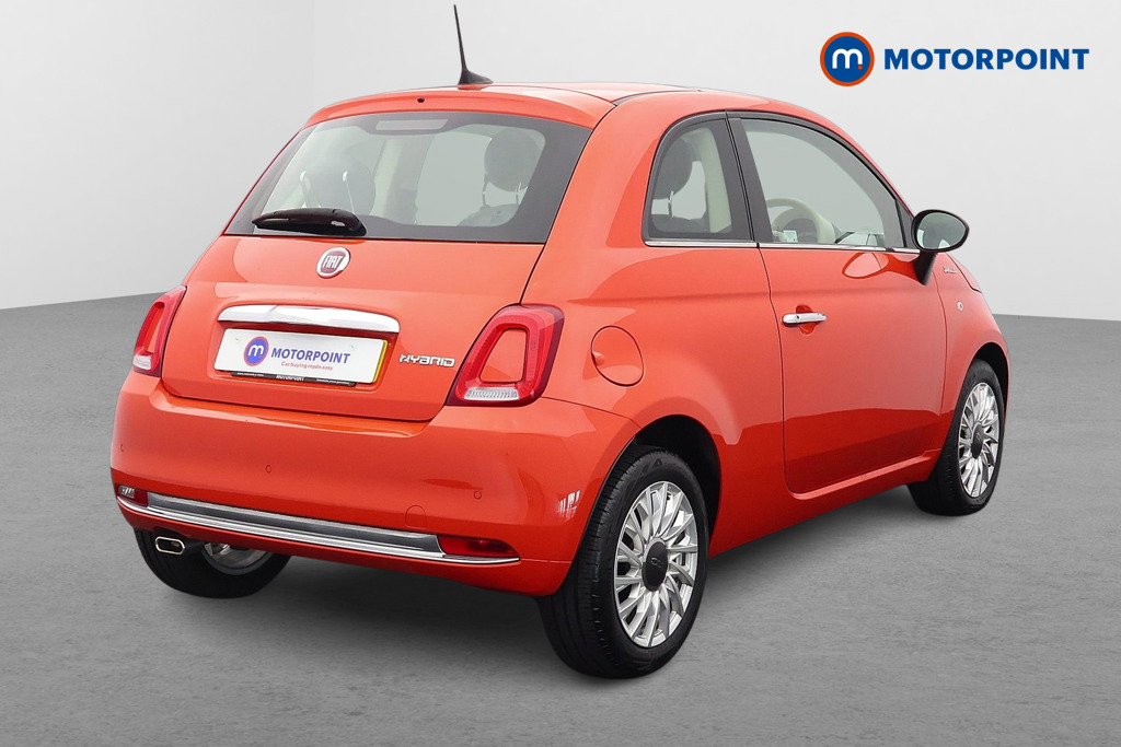 Fiat 500 Dolcevita Manual Petrol-Electric Hybrid Hatchback - Stock Number (1549855) - Drivers side rear corner