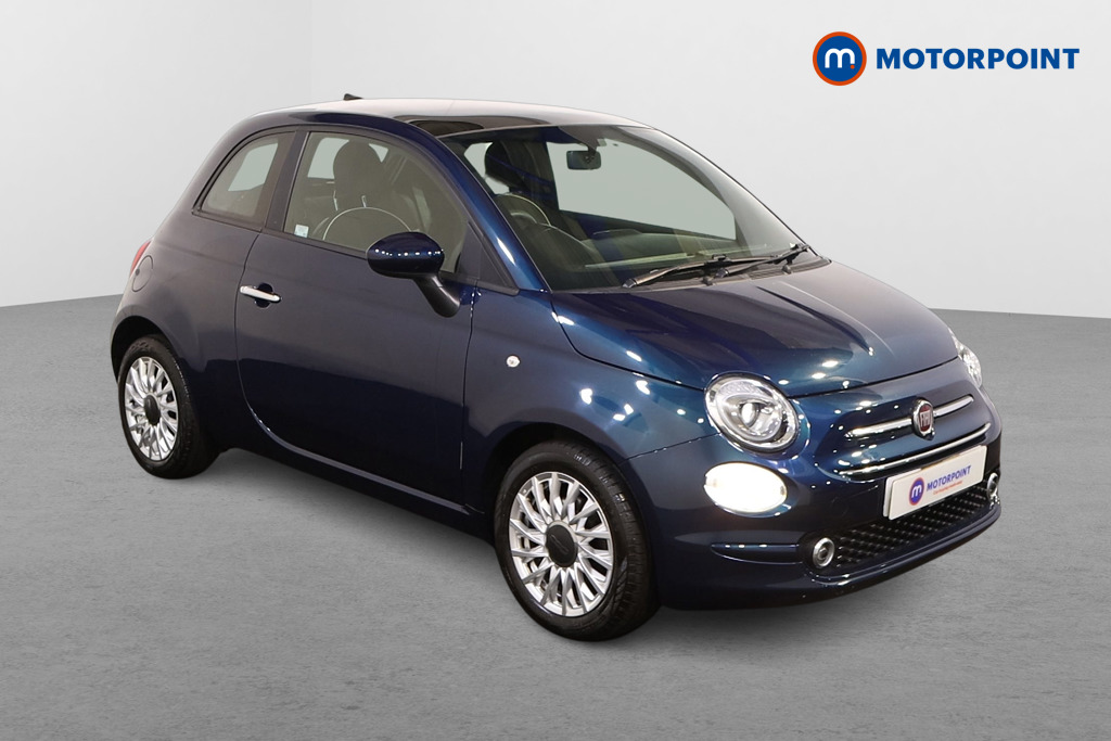 Fiat 500 Lounge Manual Petrol-Electric Hybrid Hatchback - Stock Number (1532360) - Drivers side front corner